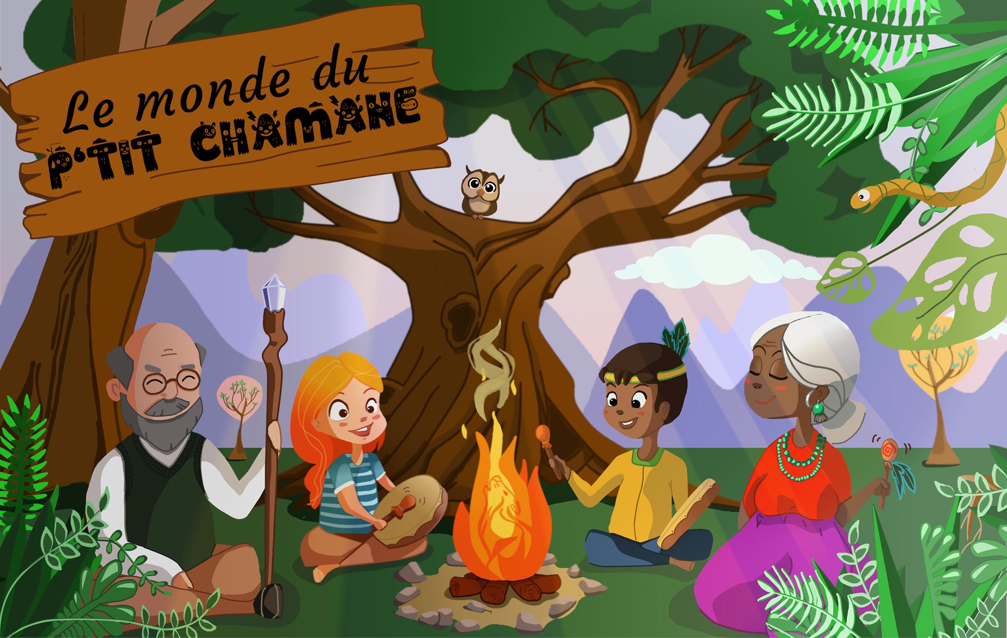L'univers du Ptit Chamane et de son Tambour Chamanique
